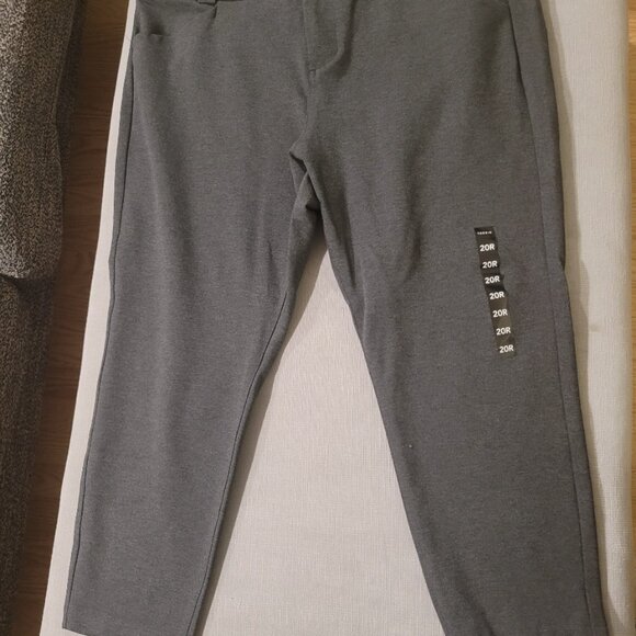 Ankle Skinny Studio Luxe Ponte Mid-Rise Pant (Grey) - Picture 3 of 6